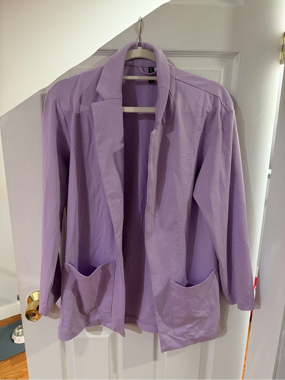 H&M Lilac Open-Front Blazer Jacket